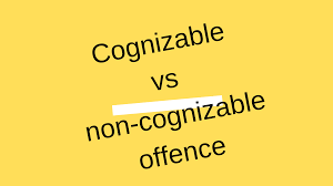 COGNIZABLE AND NON-COGNIZABLE OFFENSES IN THE CRIMINAL JUSTICE SYSTEM